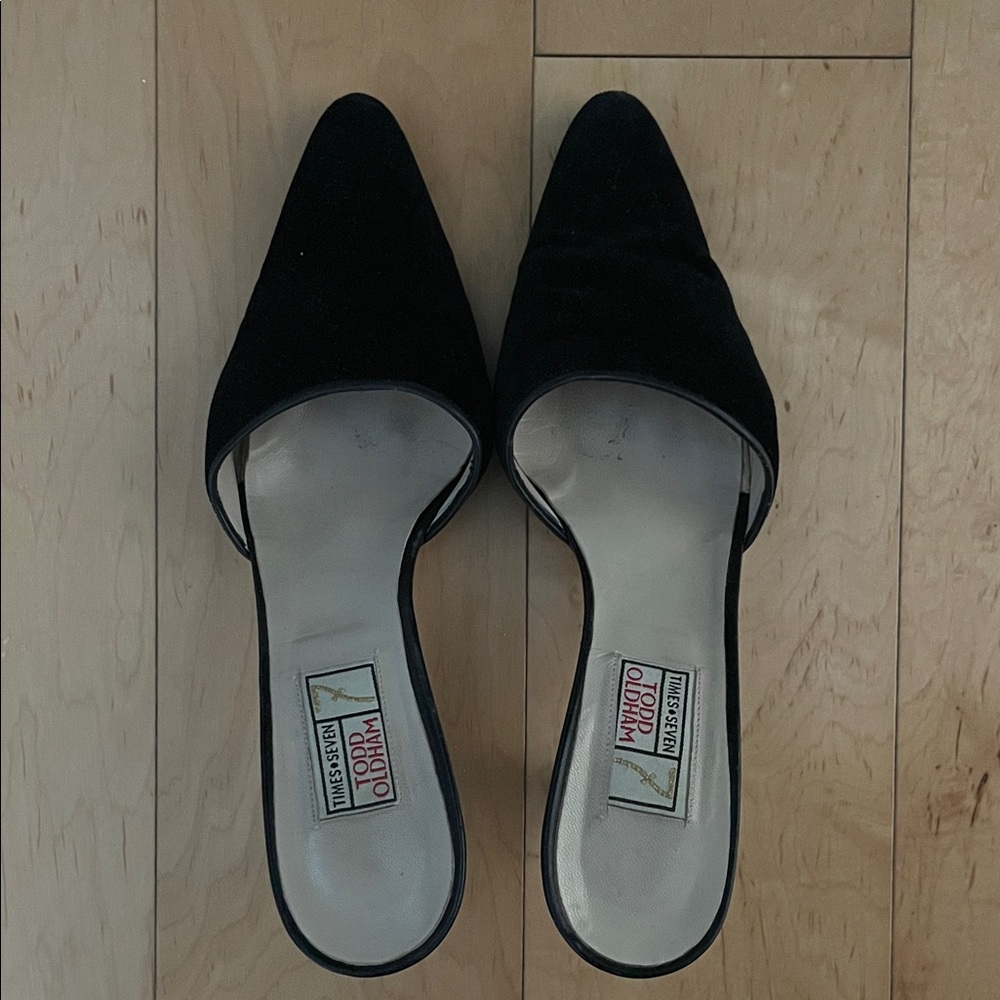 Kitten Heel Black Women's Shoes